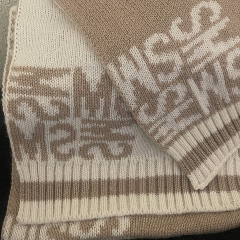 Steve Madden Wide Knit Blanket Scarf